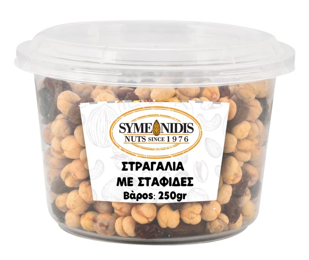 Stragalia Στραγάλια με Σταφίδες 250γρ - Συμεωνίδης - Ξηροί Καρποί & Αποξηραμένα ...
